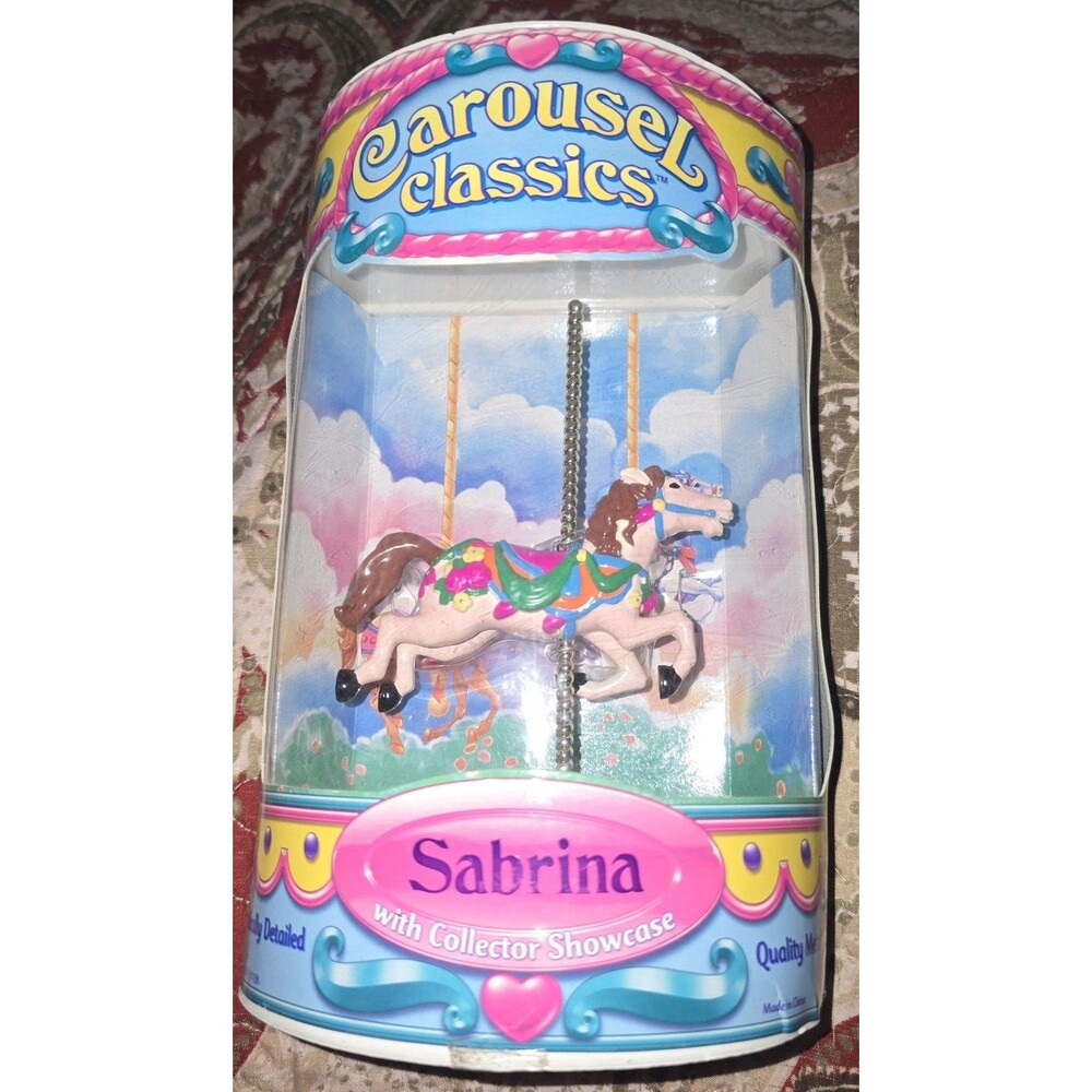 Vintage 1999 Carousel Classics - Carousel Horse - Sabrina - Peachtree